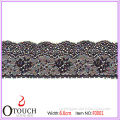 Fashion beautiful black eyelash lace supplier